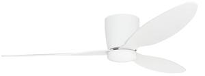 Stropní ventilátor Veneti CCT bílé/bílé s LED stmívatelný