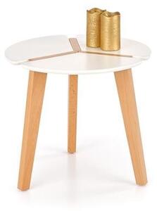 HALMAR Konferenční stolek Zeta 50x45cm - bílá