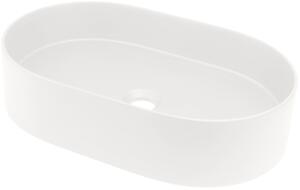 Deante Silia umyvadlo 55x35 cm oválné na pult bílá CQS_AU6S