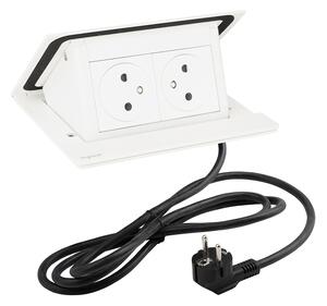LEGRAND PopUp, 2x230V, 492633 bílá matná