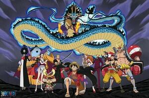 Plakát, Obraz - One Piece - The Crew vs Kaido