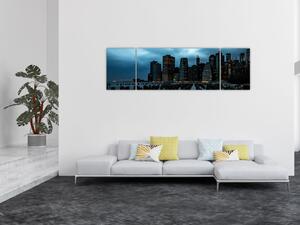 Obraz - Pohled na mrakodrapy New Yorku (170x50 cm)