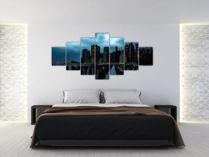 Obraz - Pohled na mrakodrapy New Yorku (210x100 cm)