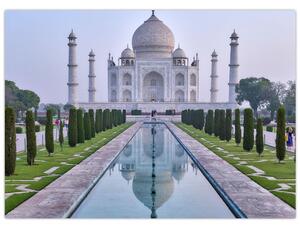 Obraz - Taj Mahal za východu slunce (70x50 cm)