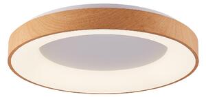 Moderní stropní svítidlo Santana 60 dřevo s dálkovým ovládáním