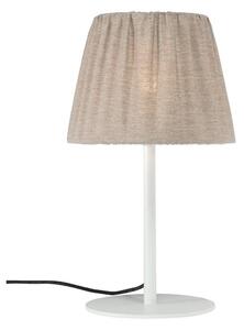 PR Home venkovní stolní lampa Agnar, bílá / hnědá, 57 cm