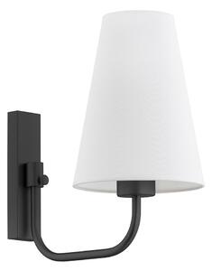 Argon 8376 - Nástěnná lampa SAFIANO 1xE27/15W/230V černá