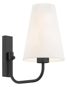 Argon 8376 - Nástěnná lampa SAFIANO 1xE27/15W/230V černá