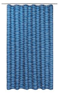 LIVARNO home Sprchový závěs, 180 x 200 cm (vlny) (100364003003)