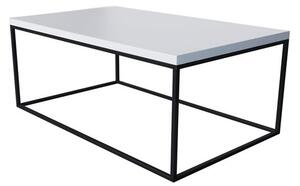 Konferenční stolek Cumi, Barva:: černý mat / bílý lesk Mirjan24 5902928386912
