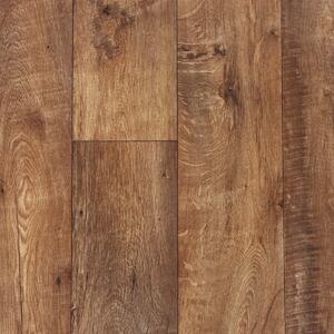 Beauflor, PVC podlaha - lino Texalino Supreme 7801 Valley Oak - dub, na míru, šíře 5m, hnědá, filc, chodba / předsíň
