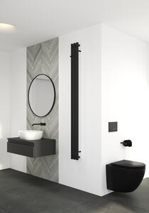 Oltens Stang koupelnový radiátor designově 180x15 cm černá 55011300