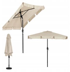 Klasický slunečník MultiGarden béžový 200 x 230 cm