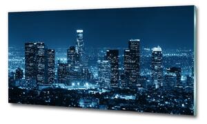 Foto obraz sklo tvrzené Los Angeles noc osh-91736536