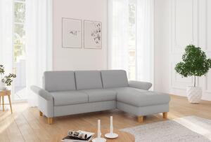 ROHOVÁ SEDAČKA, textil, světle šedá Sit & More - Sedací soupravy, Online Only