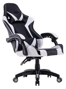 Designová herní židle PREMUS, bílá