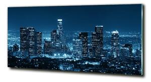 Foto obraz sklo tvrzené Los Angeles noc osh-91736536
