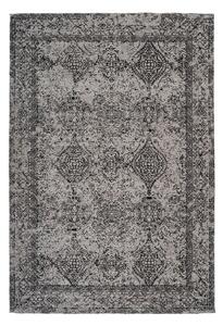 KOBEREC TKANÝ NA PLOCHO, 80/150 cm šedá, černá - Online Only koberce & rohožky, Online Only