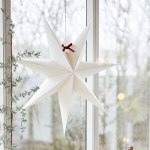 Závěsná papírová hvězda White Stillenat Ø 60 cm
