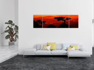 Obraz - Západ slunce (170x50 cm)