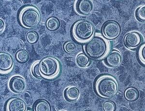 ITC Metrážový koberec Drops 74 BARVA: Modrá, ŠÍŘKA: 4 m