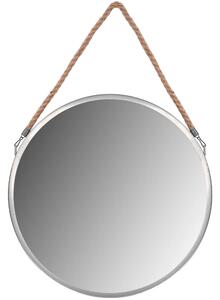 Tutumi - Kulaté zrcadlo - šedá - 40 cm
