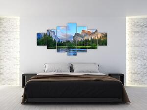 Obraz divoké horské krajiny (210x100 cm)