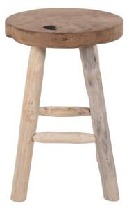 Stolička z recyklovaného teakového dřeva 45 x 30 cm