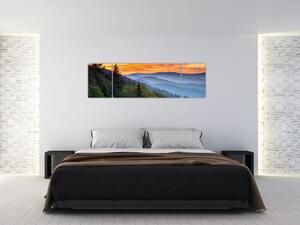 Obraz - Červánky v horách (170x50 cm)
