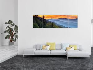 Obraz - Červánky v horách (170x50 cm)