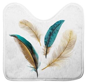 Bílá WC koupelnová předložka 45x45 cm Plumiss – douceur d'intérieur