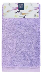 Jednobarevný froté ručník/osuška - fialová - 70 х 140 cm, 100% bavlna