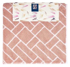 Vícebarevný froté ručník/osuška - růžová - 70 х 140 cm, 100% bavlna