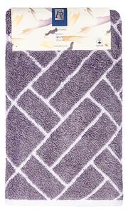 Vícebarevný froté ručník - fialová - 50 х 90 cm, 100% bavlna