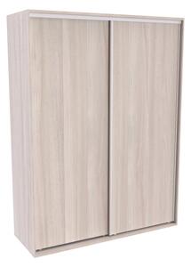 Šatní skříň FLEXI 2 s posuvnými dveřmi Varianta barvy: Dub natur (dub sonoma), Šířka: 180 cm, Výška: 220 cm