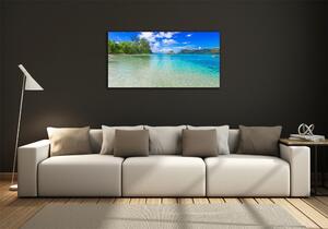 Fotoobraz na skle Pláž Seychely osh-93635847