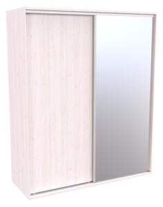 Šatní skříň FLEXI 2 se zrcadlem Varianta barvy: Olše, Šířka: 180 cm, Výška: 220 cm