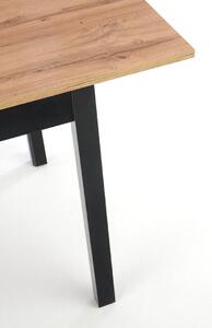 Rozkládací stůl Greg dub wotan / černý