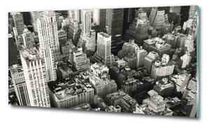Fotoobraz skleněný na stěnu do obýváku New York ptačí pohled osh-93794571