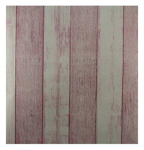 Samolepící fólie dřevěné laťky růžové 45 cm x 10 m