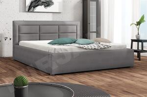 Čalouněná postel s úložným prostorem a roštem Pesto, Rozměr postele: 140x200, Potah: Victoria 14 867 Mirjan24 5902928259230