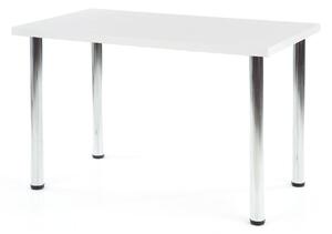 Stůl Modex 120 bílý / chrom