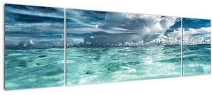 Obraz - Pohled pod mořskou hladinu (170x50 cm)