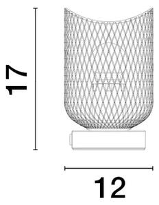 Designová stolní lampa Lyron 12 bílé