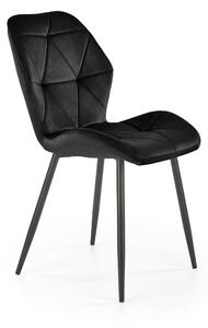 Čalouněná jídelní židle Hema2032, černá