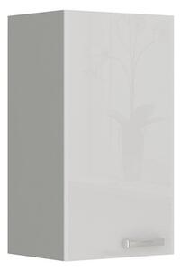 Horní skříňka závěsná Multiline 40 G-72 F, Barva: šedá / bílý lesk Mirjan24 5902928216561