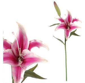 Lilie, barva tmavě růžová Květina umělá KUM3293