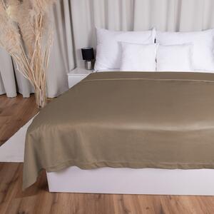 Biante Sametový přehoz na postel Velvet Premium SVP-034 Kávově hnědý 140x200 cm