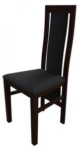 Židle JK4, Barva dřeva: ořech, Potah: ekokůže Soft 011 Mirjan24 5902928401479