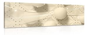 Obraz luxus v sépiové provedení - 150x50 cm